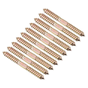 12pcs 10x100mm Hanger Bolts Double Ended Thread Wood to Wood Dowel Screws - Picture 1 of 5