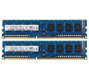 2PCS For SK Hynix 4GB 1Rx8 PC3L-12800U DDR3L 1600Mhz DIMM RAM Desktop Memory #GS - Picture 1 of 6