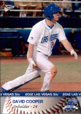 2012 Las Vegas 51s Multi-Ad #6 David Cooper Stockton California CA Baseball Card - Image 1 of 2