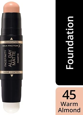 Max Factor Facefinity All Day Warm Almond Matte Pan Stik Foundation 20g - Image 1 of 4