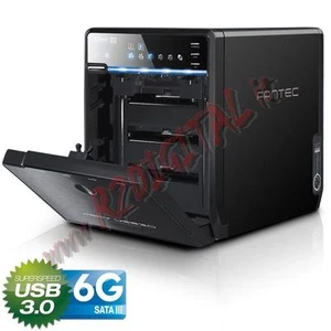 BOX QB-35US3-6G 4 HARD DISK USB 3.0 eSATA SALVATAGGIO PROTEZIONE DATI NAS BIG - Picture 1 of 1