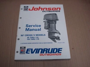 Johnson & Evinrude 1991 85 a 115 150 a 175 manual de servicio de motor fueraborda - Imagen 1 de 2