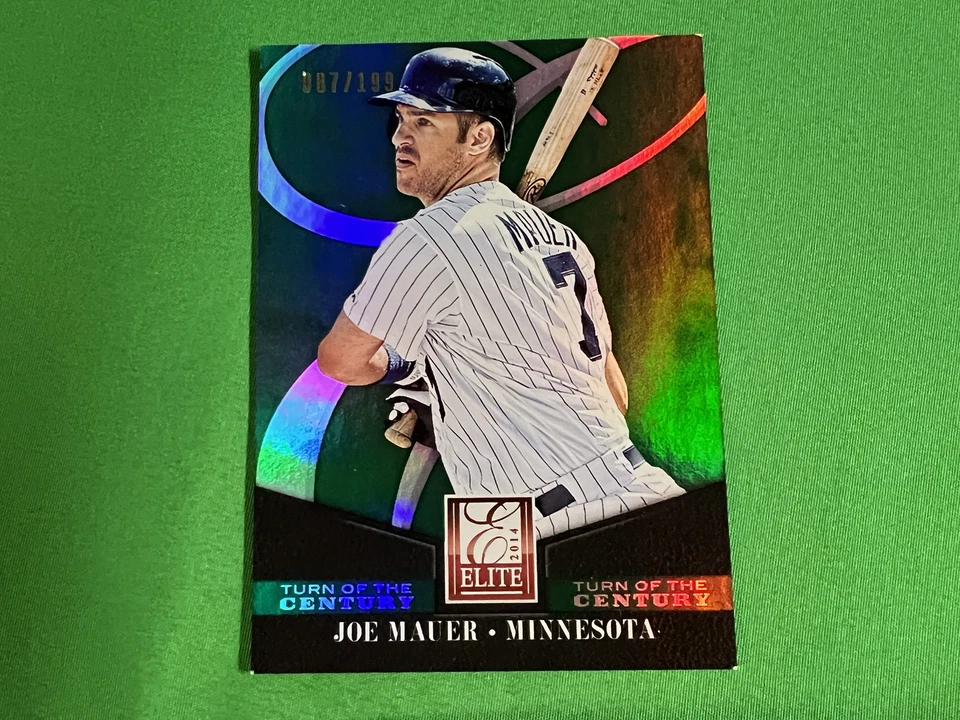 2014 Elite Turn of the Century #69 Joe Mauer 087/199 Minnesota Twins - Image 1 of 1