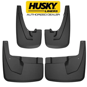 HUSKY Mud Guards Flaps for 19-25 Ram 3500 Dually with NO FACTORY FENDER FLARES - Picture 1 of 7