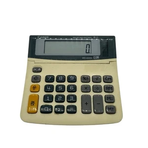 Canon Calculator WS- 200H Solar Powered Large Buttons Tilt Display - Picture 1 of 14