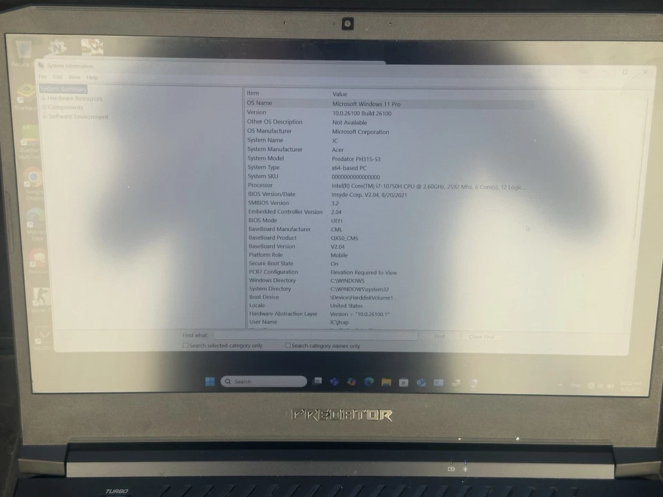 portátil gaming i7 10750h Foto 1 de 4