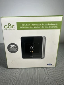 Carrier Cor TP-WEM01 Smart Thermostat Wi-Fi 7-Day Programmable w/ Energy Reports - Picture 1 of 11