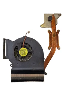 Samsung NP-R730 Laptop CPU Cooling Fan & Heatsink BA62-00500B - Working - Picture 1 of 8