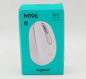 Logitech Mini Wireless Bluetooth Mouse M196, White NEW. FREE SHIPPING! - Picture 1 of 4