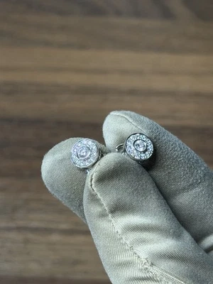 TIFFANY & CO Platinum Diamond Circlet Stud Earrings 0.52CT 4.39 g - Image 1 of 4