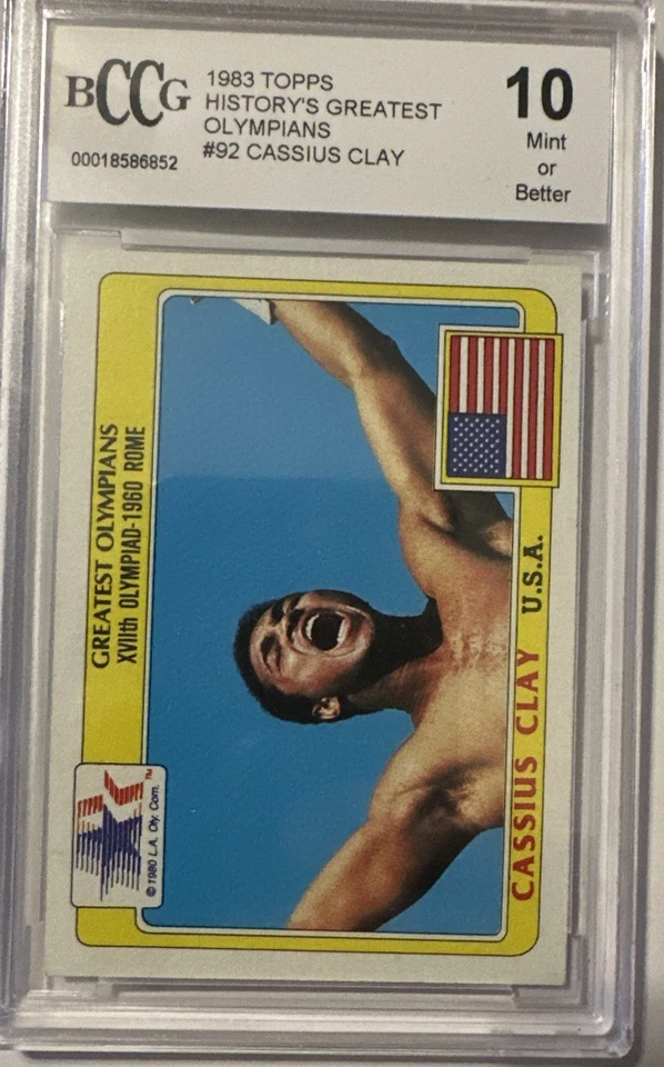 1983 Topps History’s Greatest Olympians Cassius Clay - Image 1 of 2