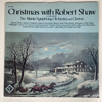 Christmas With Robert Shaw Vinyl LP 1976 Atlanta Symphony Orchestra & Chorus EX Foto 1 de 4