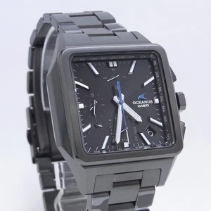 Casio Oceanus Classic Line Square OCW-T5000B-1AJF All Black Working - Picture 1 of 7