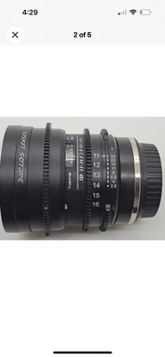 Duclos Cine-Mod Tokina 11-16mm T 2.8 ATX Pro DX  Cinema Lens, Canon EF Mount - Image 1 of 4