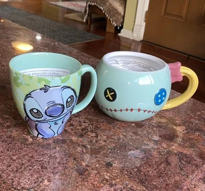 Две фарфоровые кофейные/чайные кружки Disney Store Lilo & Stitch - Изображение 1 из 4