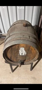 Bundaberg Rum Barel On Metal Stand - Picture 1 of 6