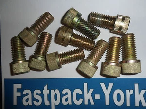 5/8" UNC X 1 1/4" CAP HD SOCKET SCREWS, BZP/YELLOW PASSIVATED X 8 No. - Picture 1 of 1