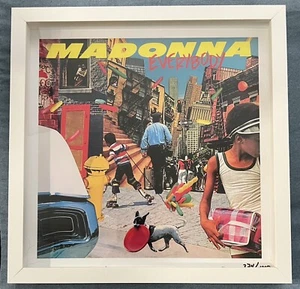 Stampa artistica Madonna tutti colorata edizione limitata #’d 374/1.000 incorniciata - Foto 1 di 3
