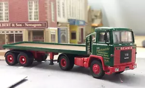 1972 Model Stobart Scania 110 Super Artic Lorry Trailer Hornby 1:76 OO 00 Scale - Picture 1 of 6