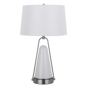 Cal Lighting Birchmore 1Lt Table Lamp/LED Night Light, Steel/White - BO-3160TB - Picture 1 of 1