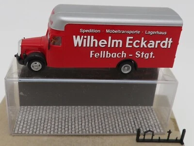 ALBEDO HO 1/87 CAMION MB L311 MERCEDES 2a Ko-Lkw Spedition Wilhelm Eckardt BOX - Photo 1/4