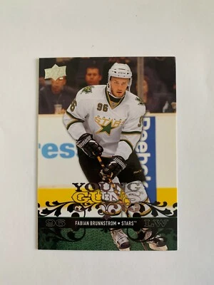 2008-09 Upper Deck #467 Fabian Brunnstrom YG RC - Dallas Stars - Image 1 of 2