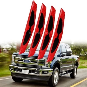 Pegatina decorativa de advertencia de tira anticolisión de puerta 4 piezas para Ford F-250 - Imagen 1 de 16