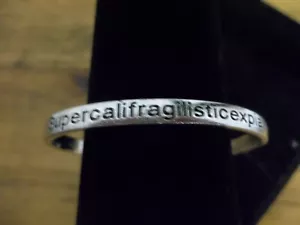 BRACCIALE SUPERCALIFRAGILISTICEXPIALIDOCIOUS - Foto 1 di 2