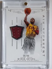 2013 Panini National Treasures Kyrie Irving #PATCH /99 Game Worn Jersey - Rare
