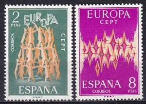 España 1972 Yvert #1744/45 Europa CEPT MNH en muy buen estado - Imagen 1 de 1