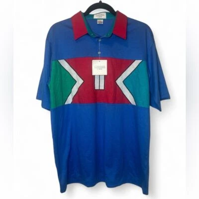 Polo manga corta parche azteca vintage Deadstock Tournament by Arrow TNT para hombre L Foto 1 de 4