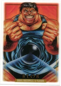 2024 MARVEL MASTERPIECES 92 PLATINUM CLEAR CUT PARALLEL #1 BLOB - Picture 1 of 2