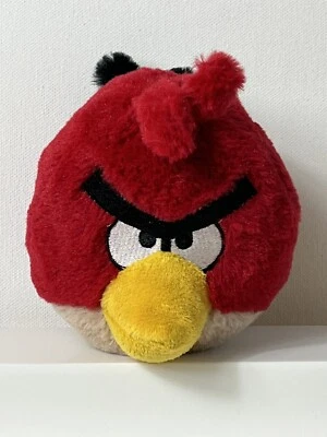 Juguete de peluche Angry Birds rojo y tostado 5" Commonwealth 2011 Foto 1 de 4
