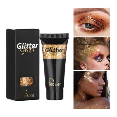 Hot Stage Pigments Metalic Eye Shadow Face Body Sequins Glitter Liquid Eyeshadow - Image 1 of 4
