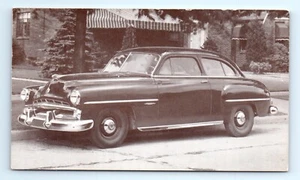 1950s Car Postcard 1951 Dodge Canton Ohio Dealer Card Old Auto - Picture 1 of 2
