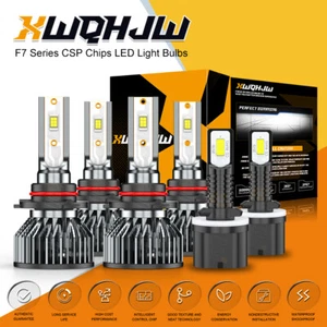 for GMC Yukon XL 1500 2000-2006 LED Headlight + Fog Light Bulbs 6000K Hi Low - Picture 1 of 8