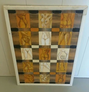 OP POP ART EMILIOVICH 2002 Female BODY Nudes PAINTING  MODERN MCM SEQUENCE  - Picture 1 of 11