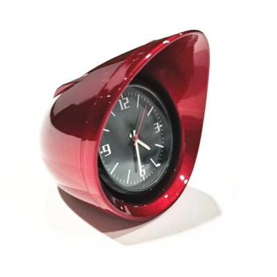 Car Interior Dashboard Clock Luminous Pointer Time Gauge Red Zinc Alloy Shell - Image 1 of 4