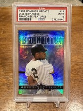1997 Donruss Update #14 Franchise Features /3000 Derek Jeter Pokey Reese PSA 9