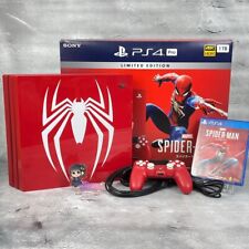 PS4 Sony PlayStation 4 Pro 1TB Marvel Spider-Man Limited Edition Console + Game