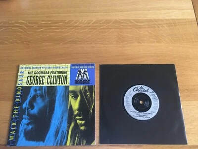 The Goombas featuring George Clinton-Walk the dinosaur.7" poster sleeve Foto 1 de 4