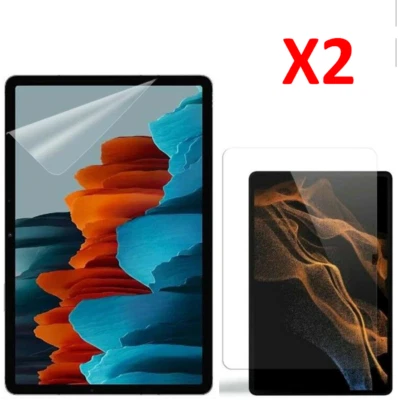 2 x Clear Screen Protector For Samsung Galaxy Tab S8 Ultra (2022)SM-X900/SM-X906 - Image 1 of 4