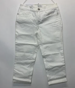 JESSICA SIMPSON GIRL'S Rolled Crop Skinny Jean(WHITE 8)NWTD - Picture 1 of 2