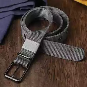 Genuino Correa De Lujo Cinturón Masculinos.cinto Para Hombres, Cinturón De Lona - Imagen 1 de 30