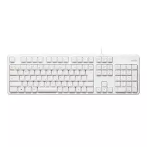 Elecom keyboard wired membrane full keyboard white - Picture 1 of 7