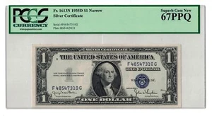 🇺🇸🇺🇸 1935 D $1 ONE DOLLAR SILVER CERTIFICATE NARROW FR.1613N 🇺🇸🇺🇸 - Picture 1 of 2