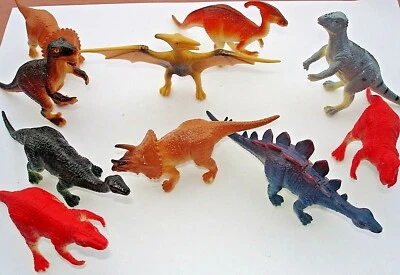 20 3-дюймовых динозавров. КАРНАВАЛЬНЫЕ ИЛИ РАЗВИВАЮЩИЕ ИГРУШКИ. ПОДАРКИ ДЛЯ ВЕЧЕРИНОК - Изображение 1 из 4