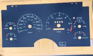 95 96 97 Chevy GMC Instrument Cluster Gauge OEM FACE (manual trans) - Picture 1 of 1