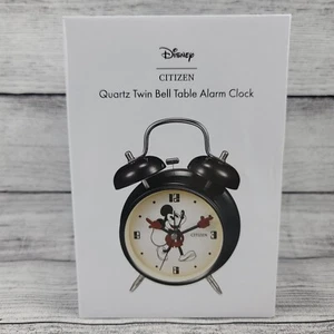 2022 D23 Expo EXCLUSIVO Mickey Mouse Citizen Cuarzo Doble Campana Reloj Alarma - Imagen 1 de 2