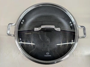 Calphalon Signature Non-Stick Anodized Aluminum 12" Inch Pan 1382 with Glass Lid - Picture 1 of 8